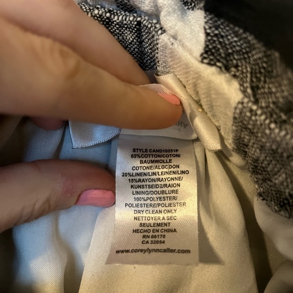 Corey Lynn Calter Off-Shoulder Gingham Dress - Picture 9 of 9